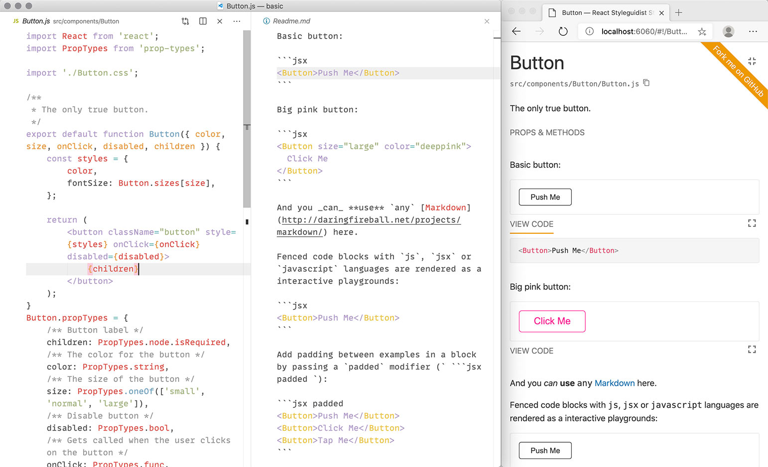 React Styleguidist: Isolated React component development environment with a living style guide | React Styleguidist